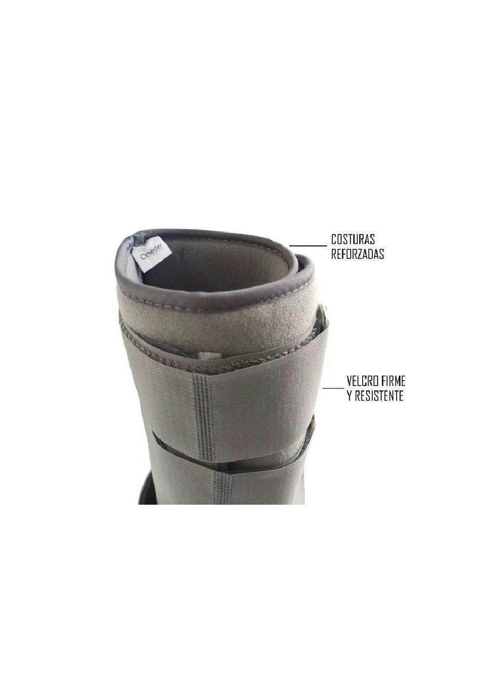Bota Ortopédica Cam Walker Larga Gris Adulto Oneder Talla S-3