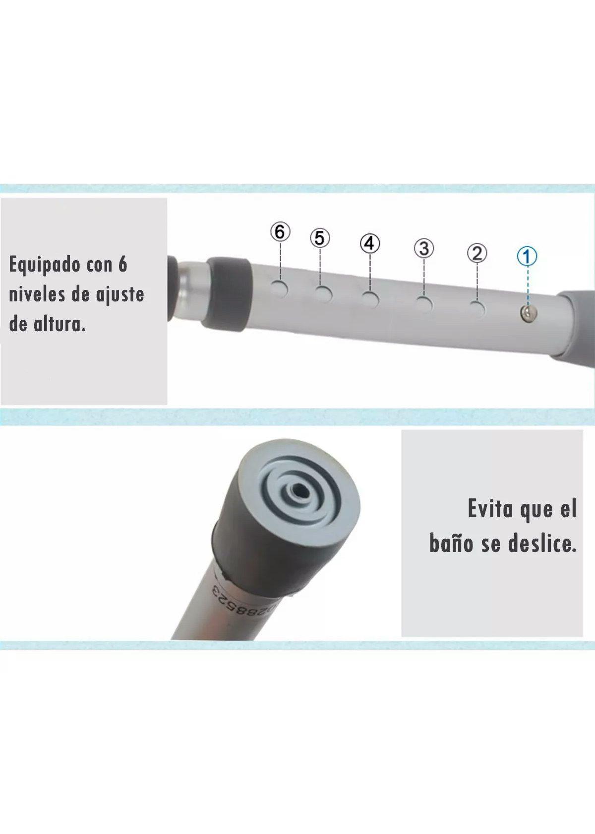 Piso Para Ducha Con Altura Regulable Sin Respaldo-5