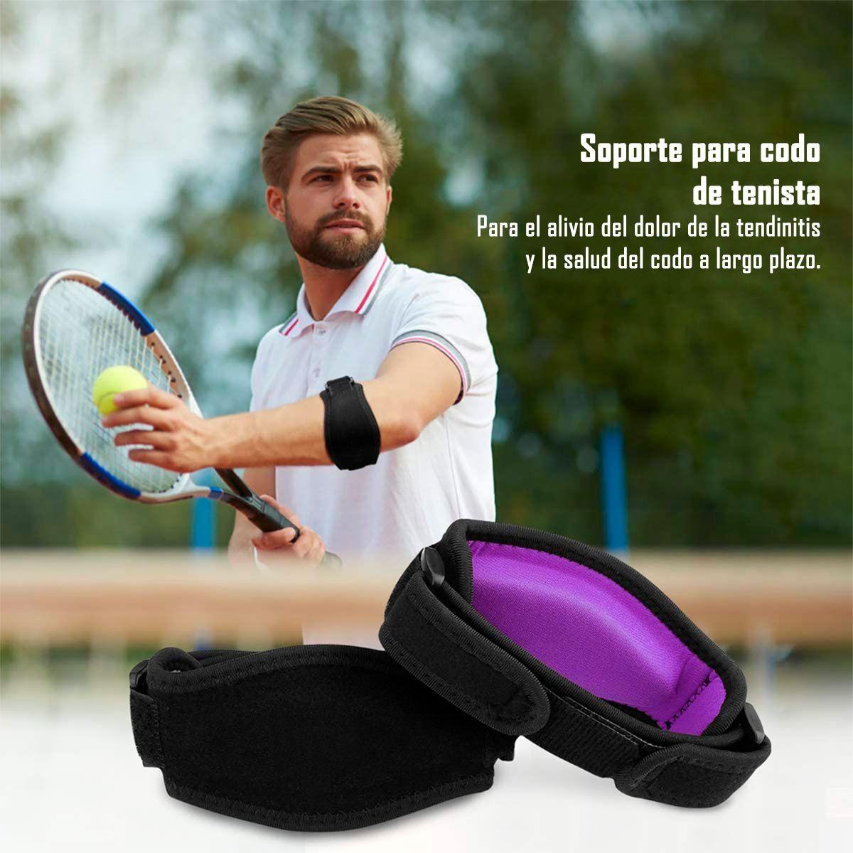 Soporte Codo Estabilizador Para Epicondilitis Y Tendinitis Morado-2