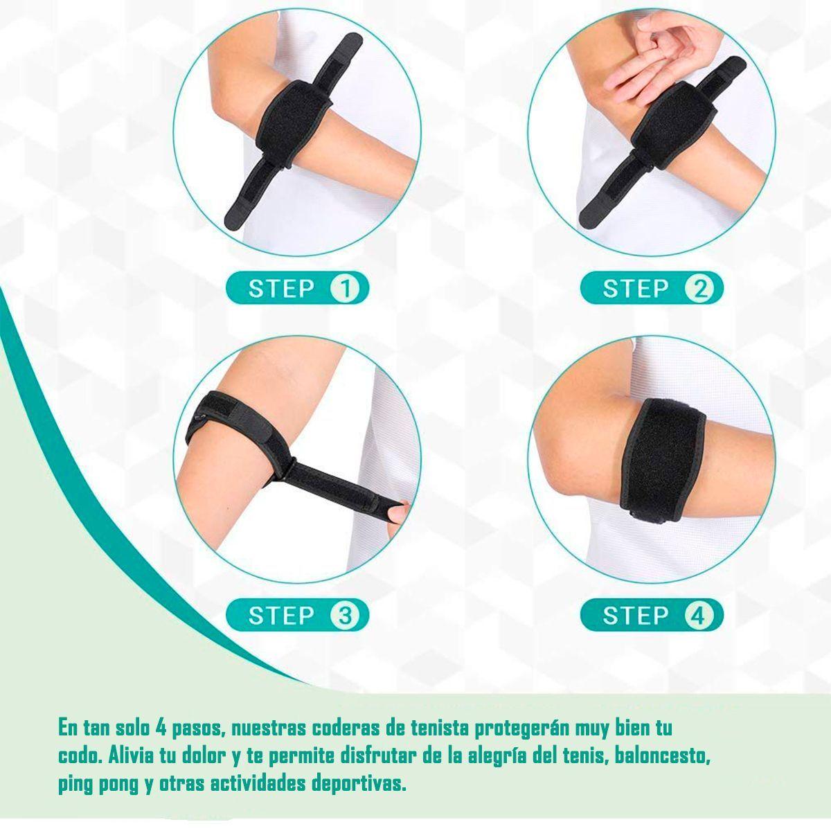 Soporte Codo Estabilizador Para Epicondilitis Y Tendinitis Morado-3