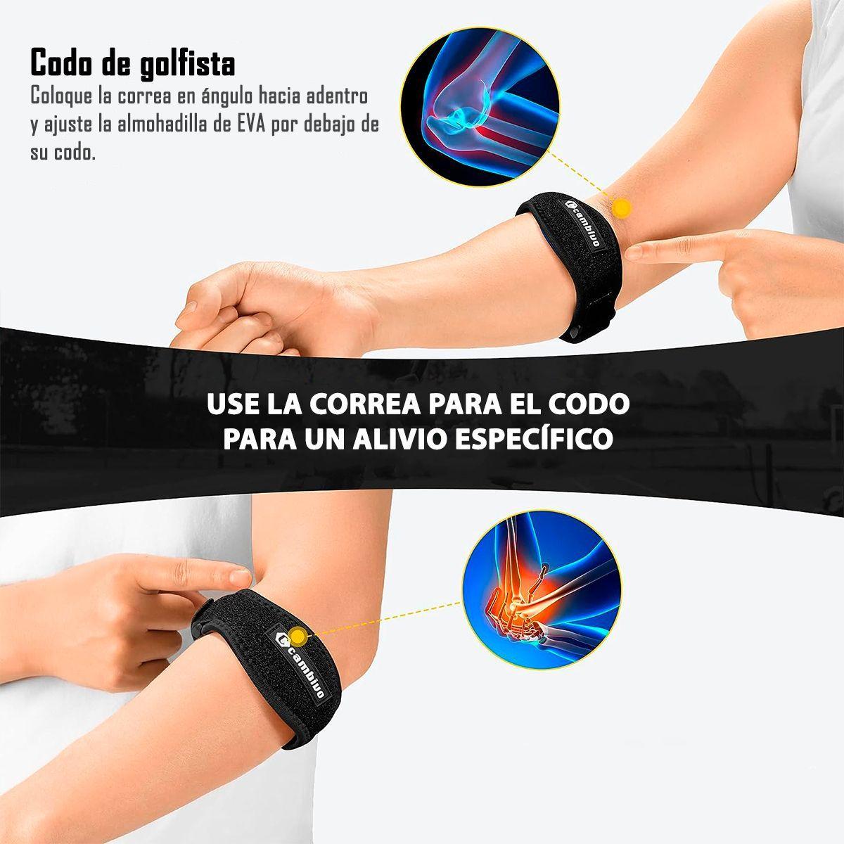 Soporte Codo Estabilizador Para Epicondilitis Y Tendinitis Morado-4