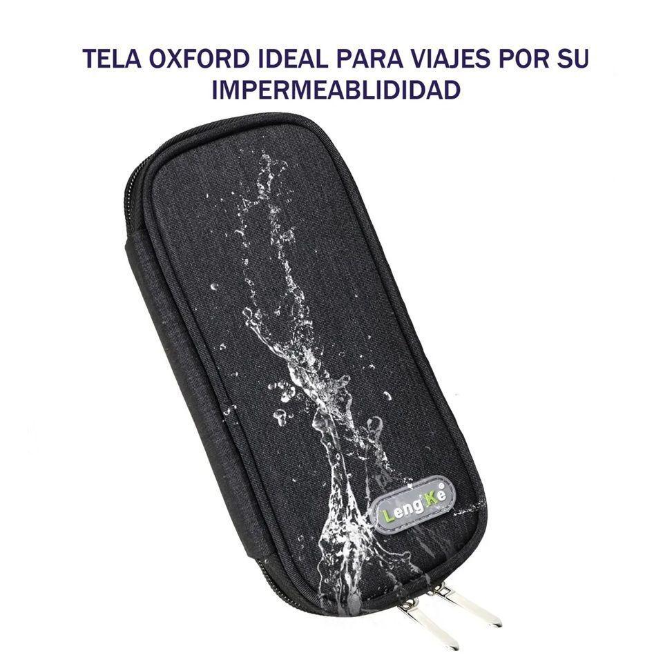 Bolso  Para Viaje Estuche Cooler Porta Insulina Refrigerante Tela Negro-3