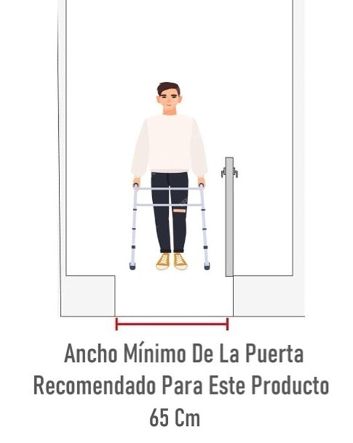 Andador Burrito Ortopedico Con Asiento 4 Ruedas Plegable-2