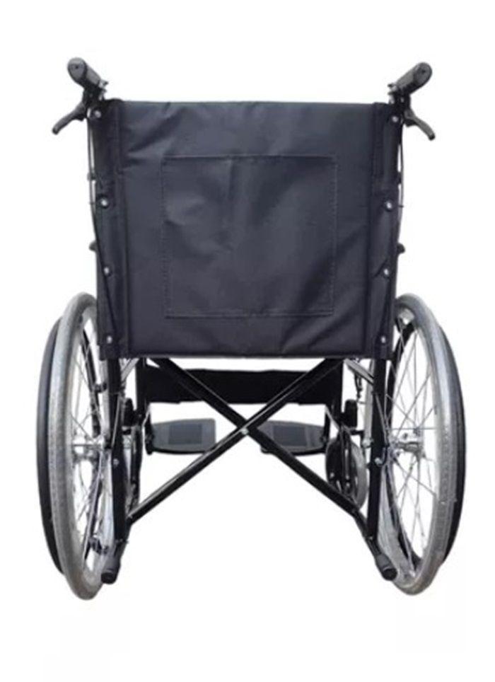 Silla De Ruedas Estandar Liviana Plegable Doble Freno-2