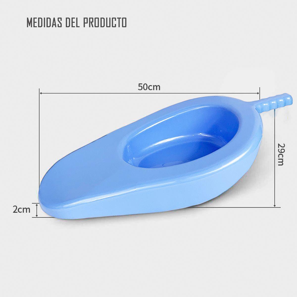 Chata Tipo Zapato Plana Con Mango Azul-3