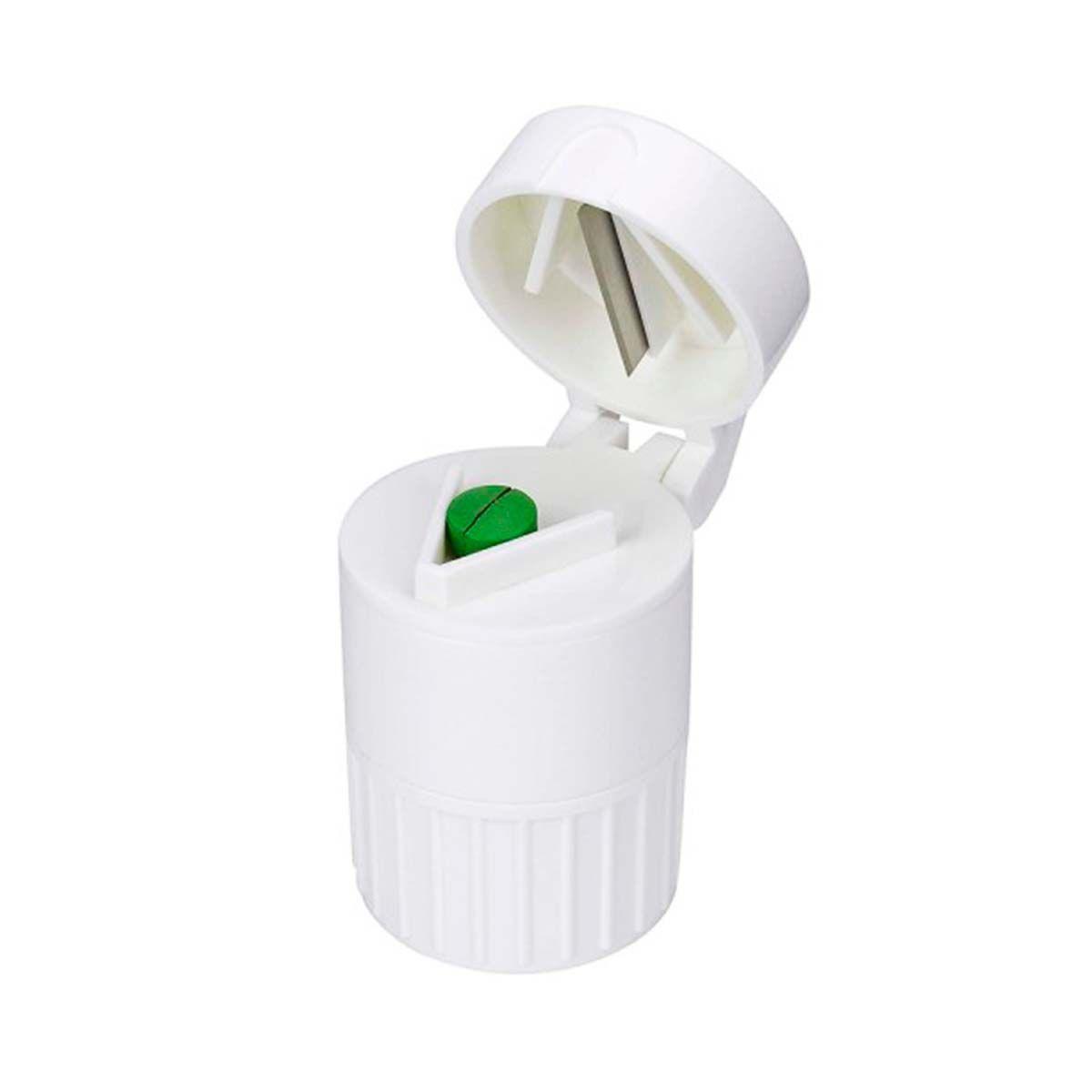 Contenedor, Cortador Y Moledor De Pastillas 4 En 2-0