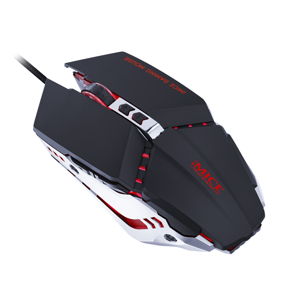 Mouse Gamer RGB iMice T80 3200 DPI Iluminado Maus Gamer-0
