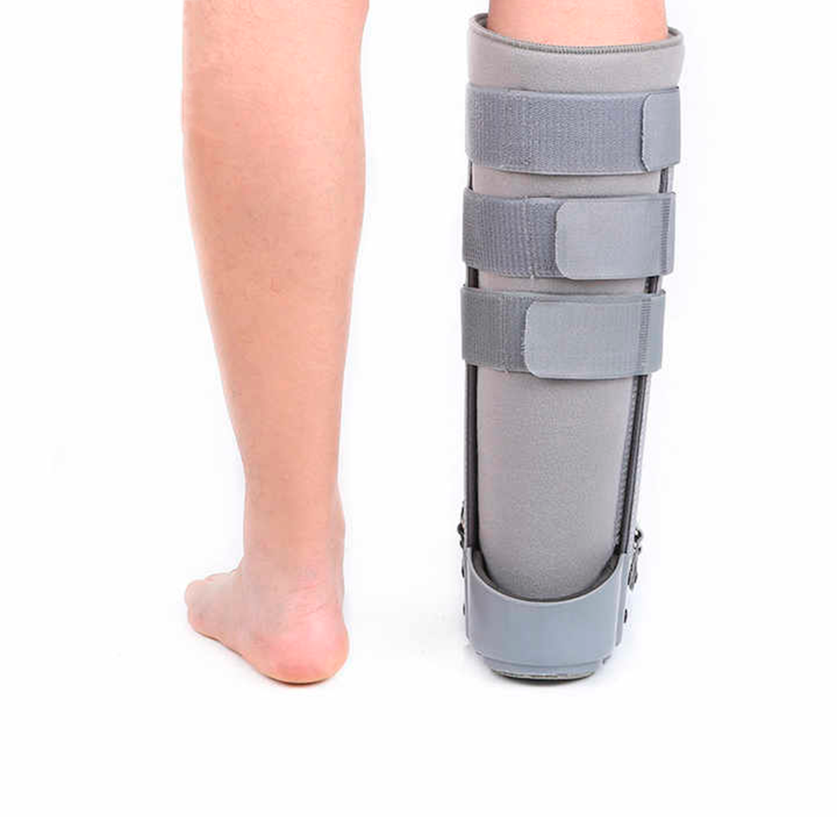 Bota Ortopedica Larga Inmovilizadora Tobillo Gris Talla XL-4