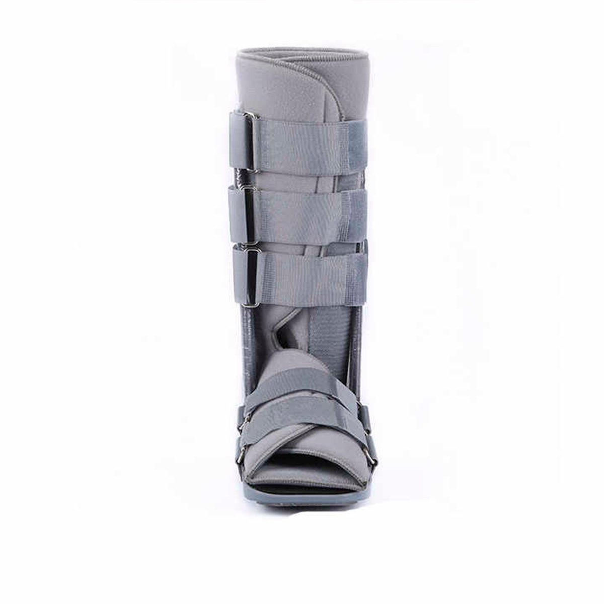 Bota Ortopedica Larga Inmovilizadora Tobillo Gris Talla XL-6