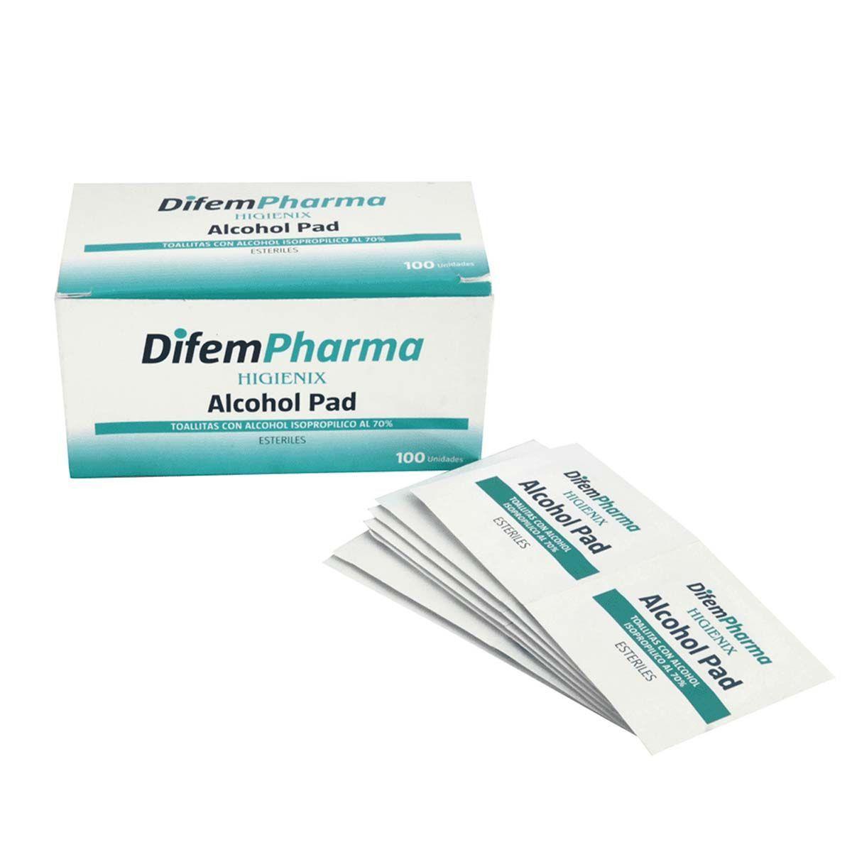 Alcohol Pad Toallitas Desinfectantes Higienix 100 Unds-2