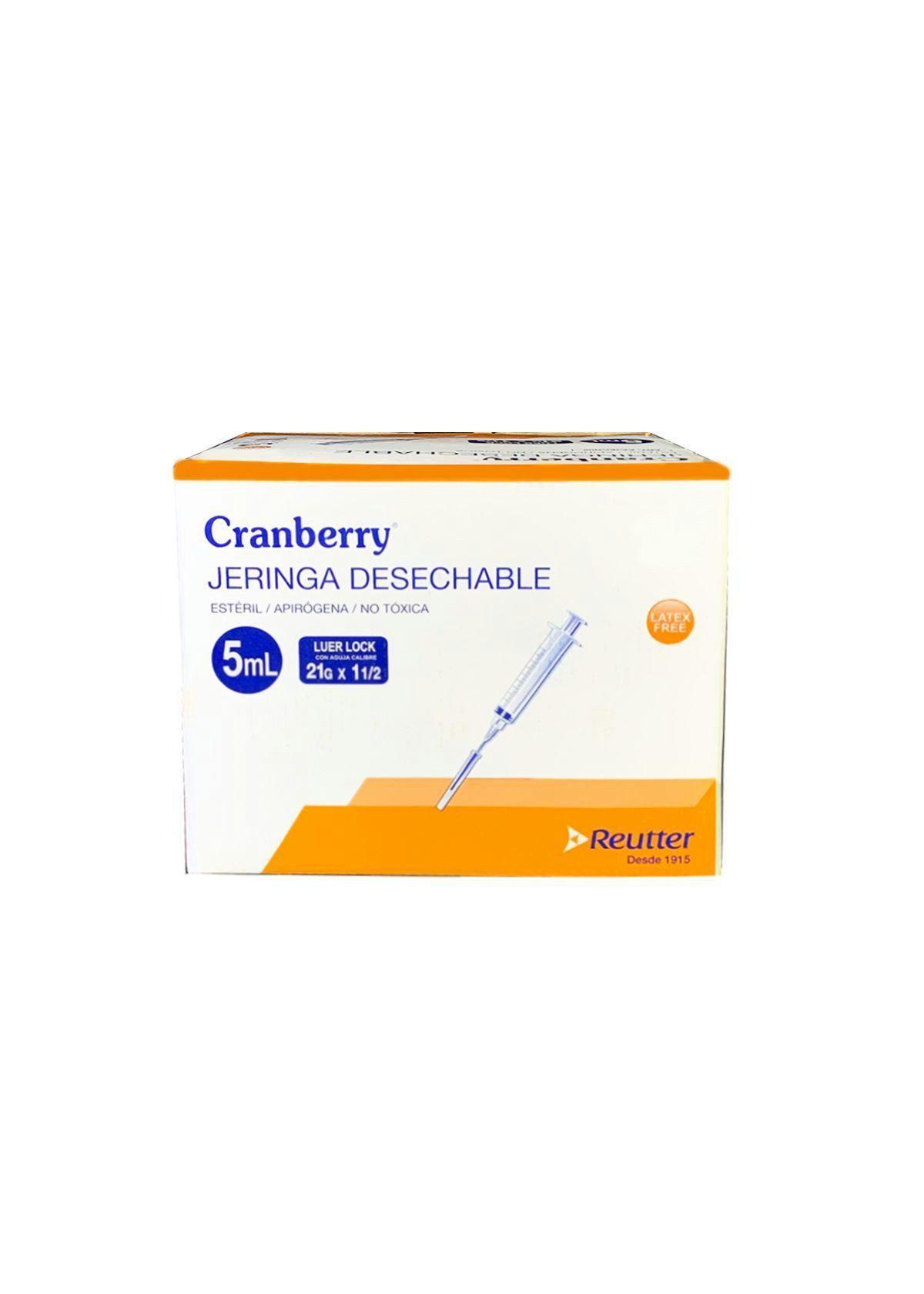 Jeringa Desechable 5ml Luer Lock 21g Pack De 25 Unid-1