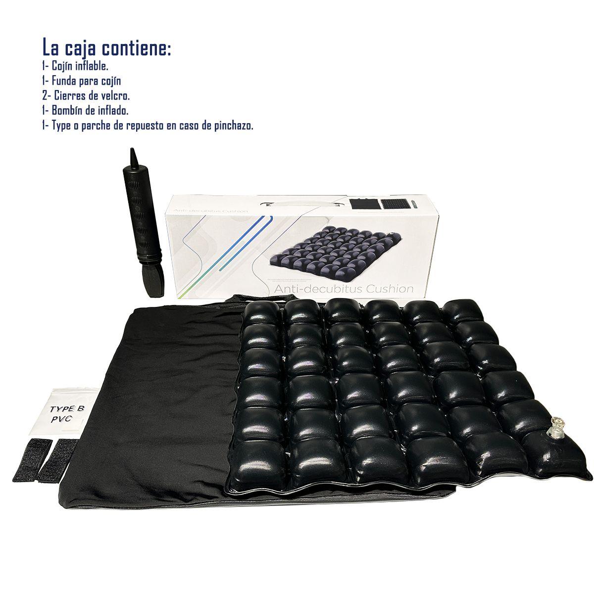 Cojin de Flotacion Seca Antiescaras Celdas De Aire Con Funda-6