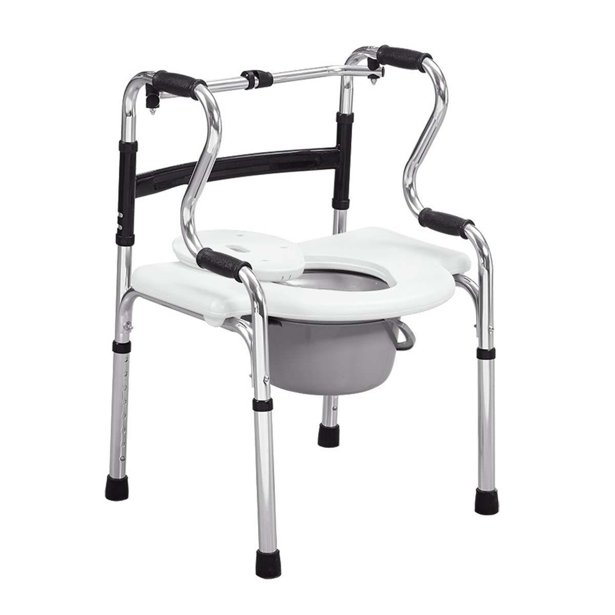 Andador  Baño Inodoro Portátil  Multifuncional 5 En 1-3