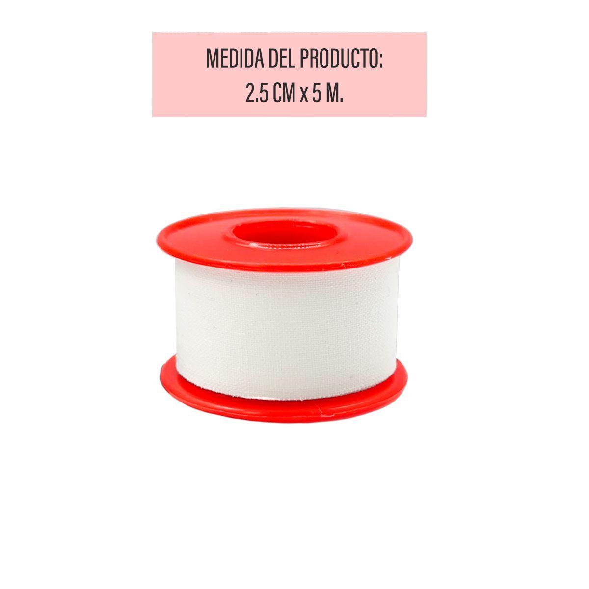 Tela Adhesiva Tipo Leukoplast 2.5cm X 5m Blanca caja 12 Und-1