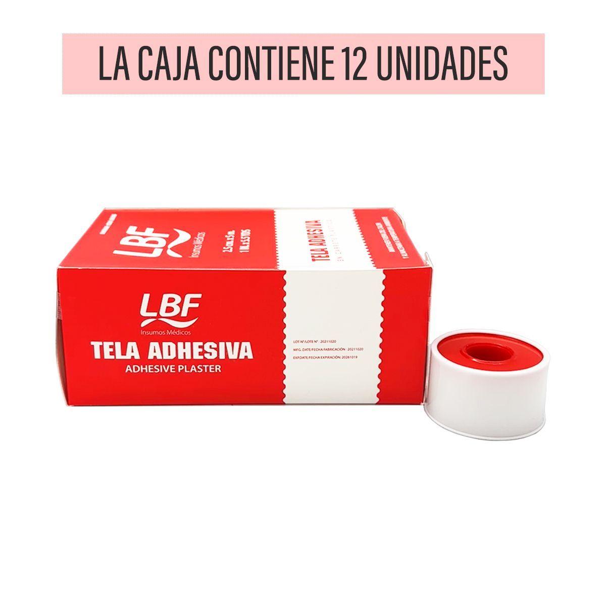 Tela Adhesiva Tipo Leukoplast 2.5cm X 5m Blanca caja 12 Und-2