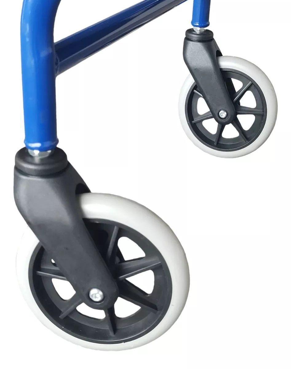 Andador Ortopedia Burrito Con Asiento Y Bolso 4 Ruedas-2