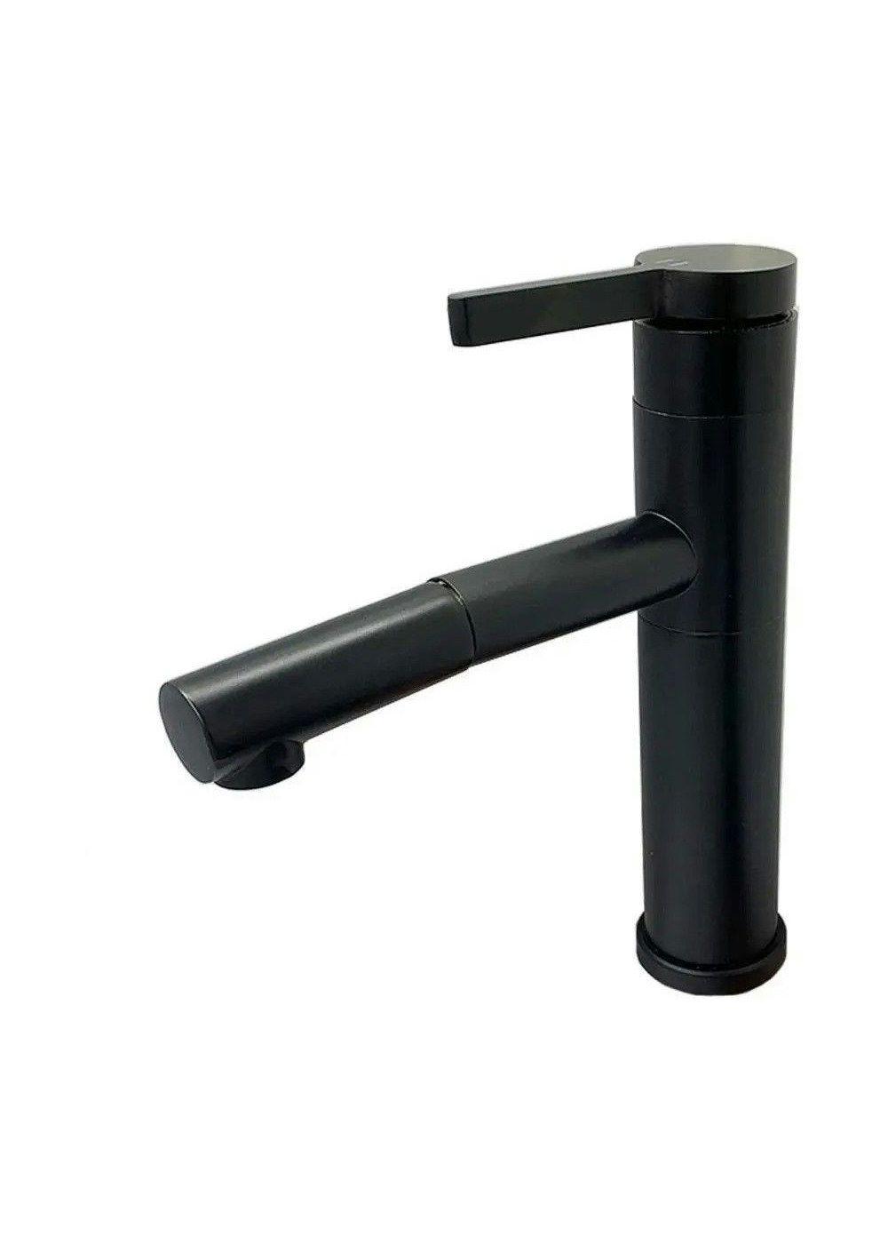 Llave Griferia Lavamanos Cuello Extensible Negro Tap24-2