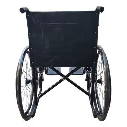 Silla De Ruedas Estandar Reposapies Abatibles Rueda Maciza-4