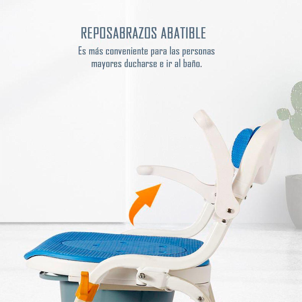 Baño Wc Portatil Multifucional 3 En 1 Altura Regulable-2