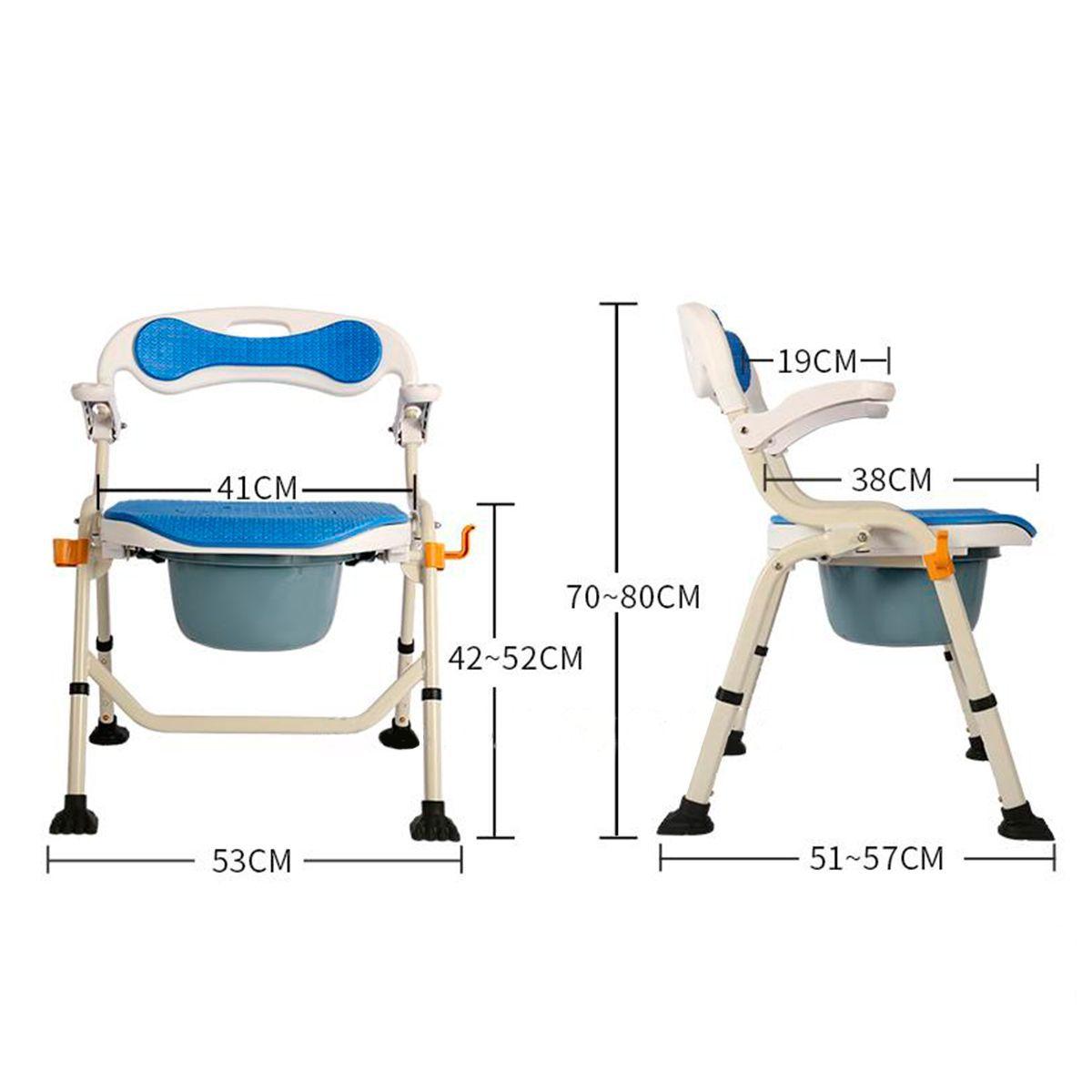 Baño Wc Portatil Multifucional 3 En 1 Altura Regulable-4