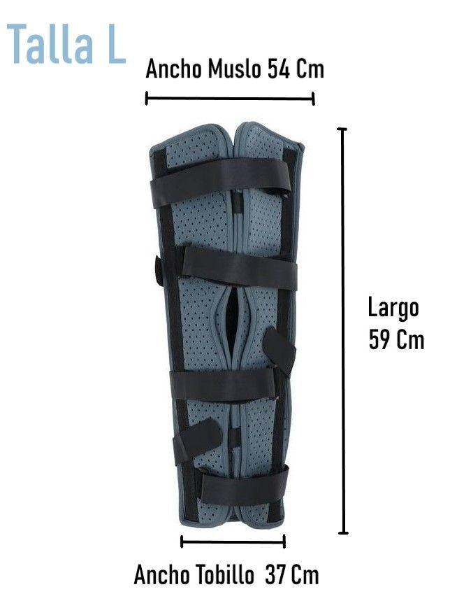 Inmovilizador Rodilla Tripanel Con Velcro Ajustable Talla L-2
