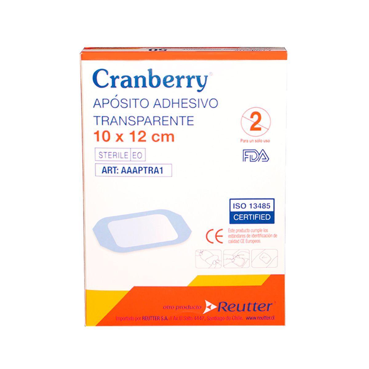 Apósito Adhesivo Transparente Cranberry 10x12 Pack De 5 Und-0