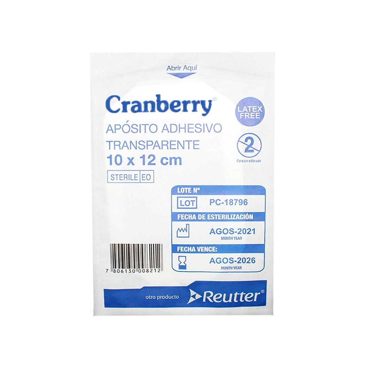 Apósito Adhesivo Transparente Cranberry 10x12 Pack De 5 Und-1