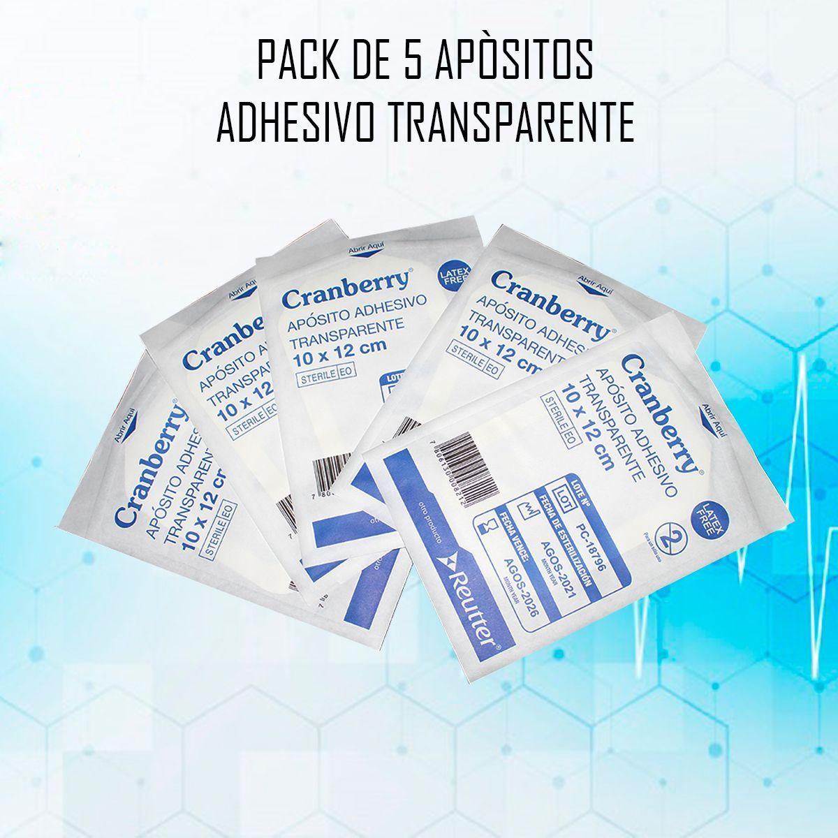 Apósito Adhesivo Transparente Cranberry 10x12 Pack De 5 Und-3