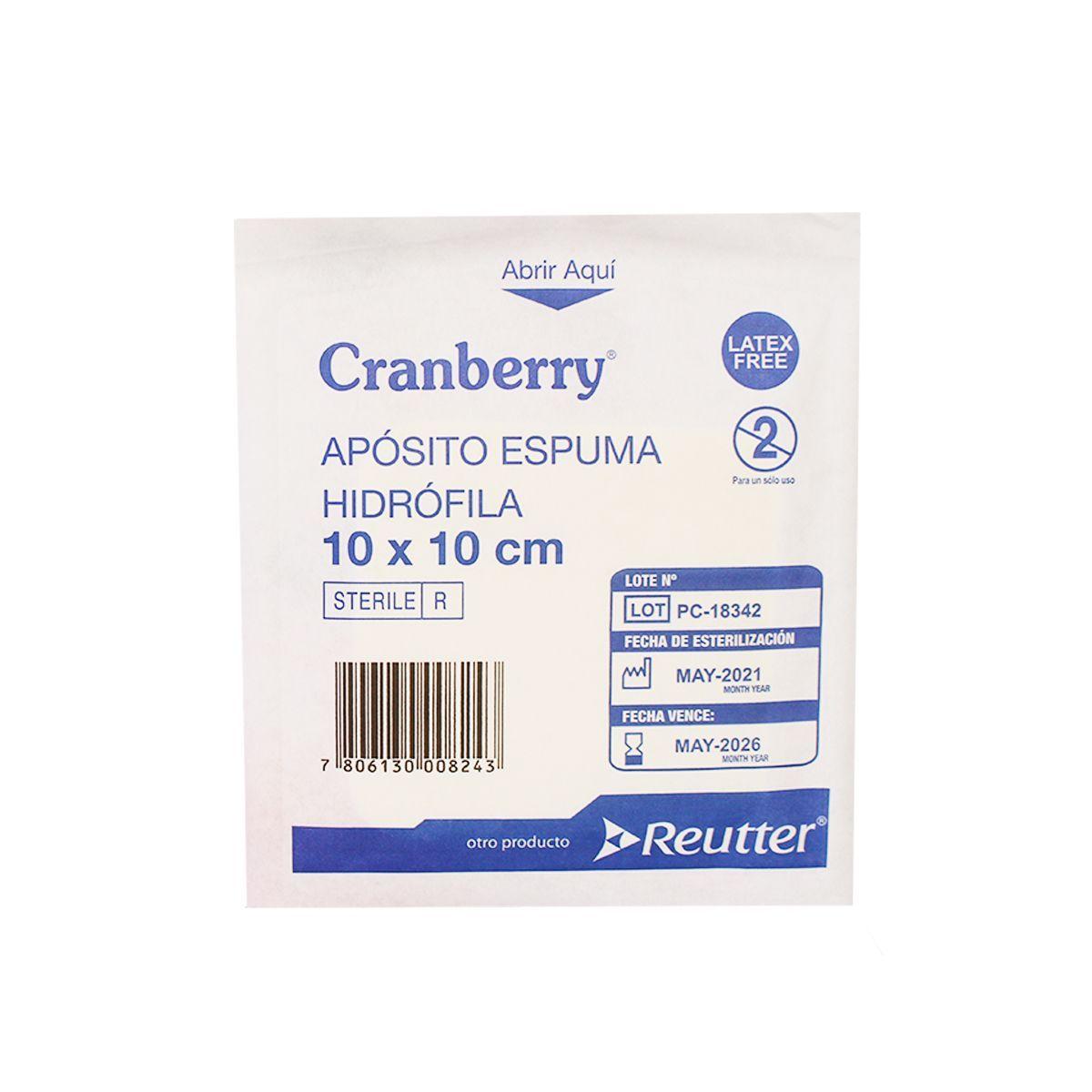 Apósito Espuma Hidrófila De 10x10 Cm - 1 Caja De 10 Unidades-0