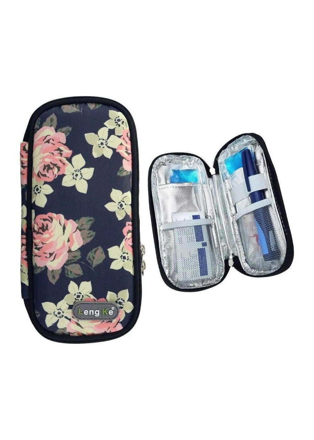 Bolso Estuche Porta Insulina Refrigerante Cooler Medicamento Rojas Rojas-0