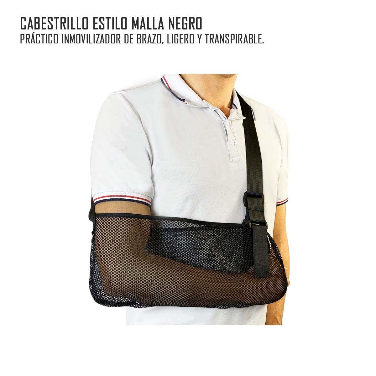 Cabestrillo Inmovilizador Malla Para Brazo Talla L Negro Oneder-2