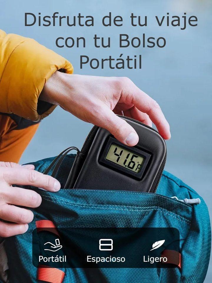 Bolso Estuche De Viaje Cooler Porta Insulina Diabéticos Negro-2