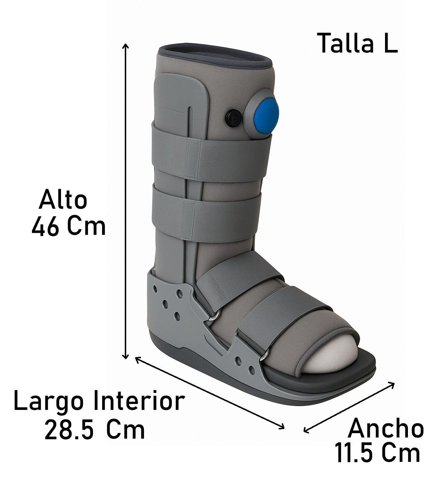 Bota Ortopédica Larga Cam Walker Alta Para Pie Oneder-6