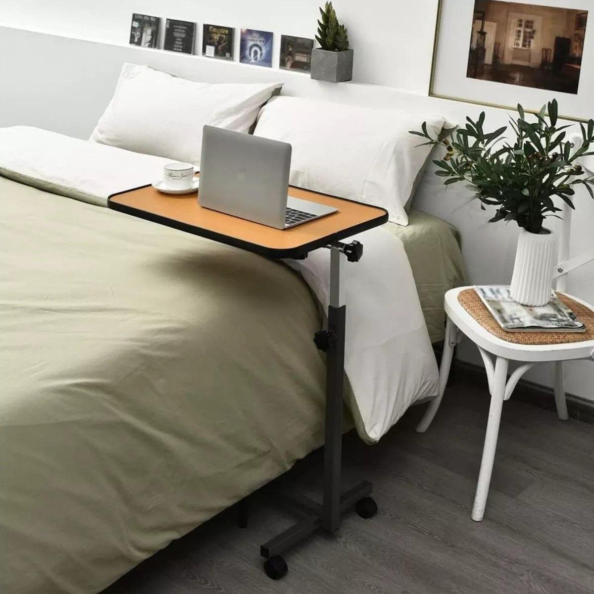 Mesa Reclinable Lateral Hospitalario Cama Altura Ajustable-4