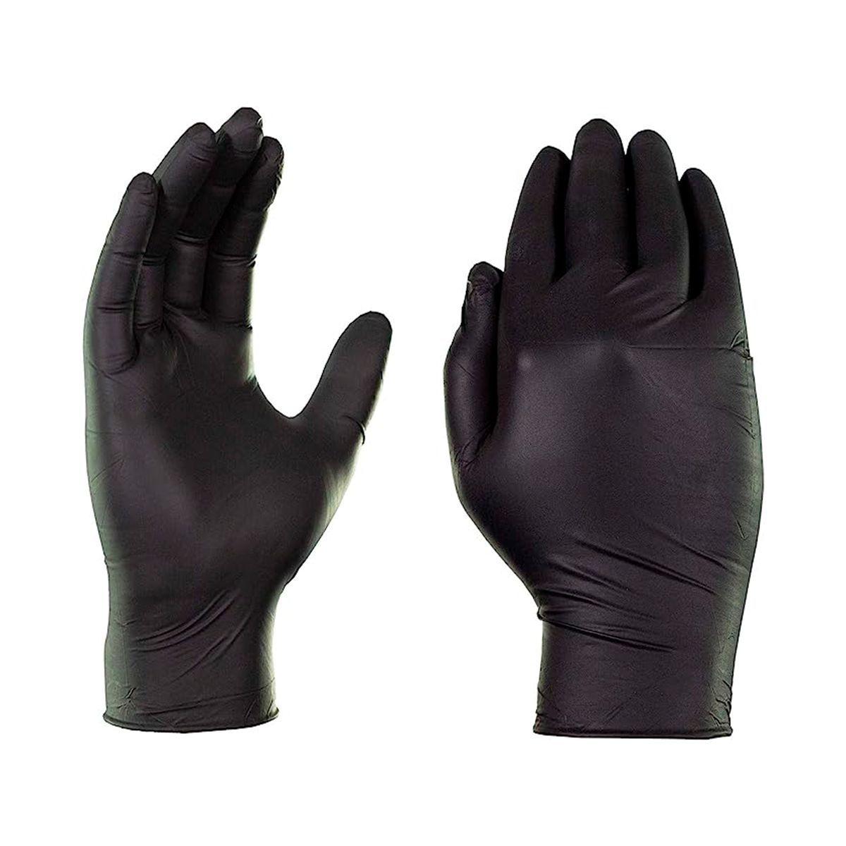 Guantes De Nitrilo Negro Sin Polvo Talla L 100 Unds-3