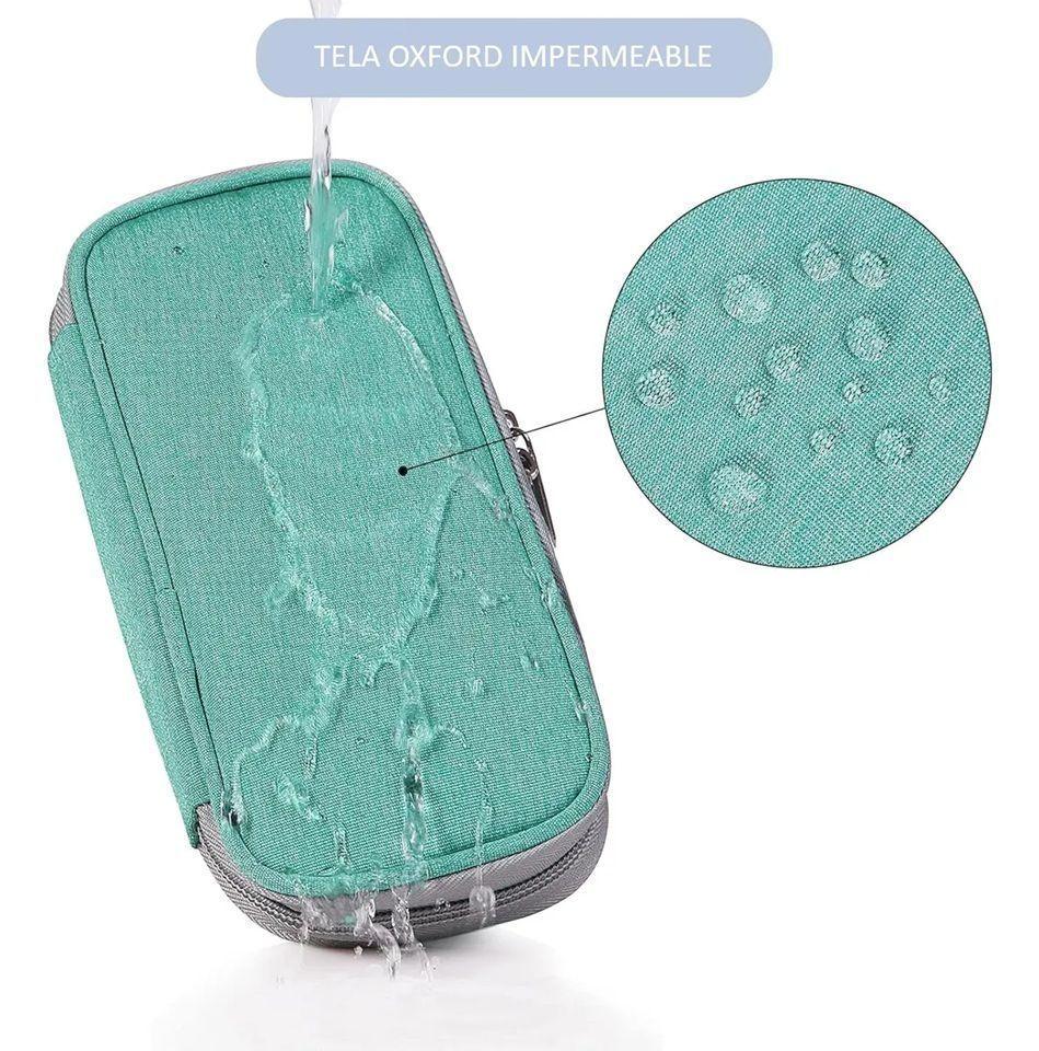Bolso Para Viaje Estuche Cooler Porta Insulina Refrigerante Tela Verde-4