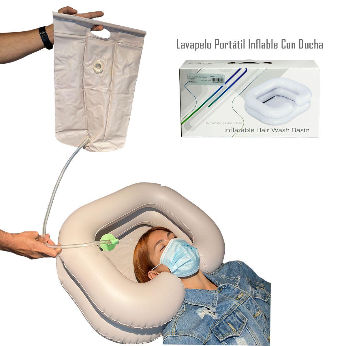 Lavapelo Inflable Portátil Con Ducha - Blunding-2