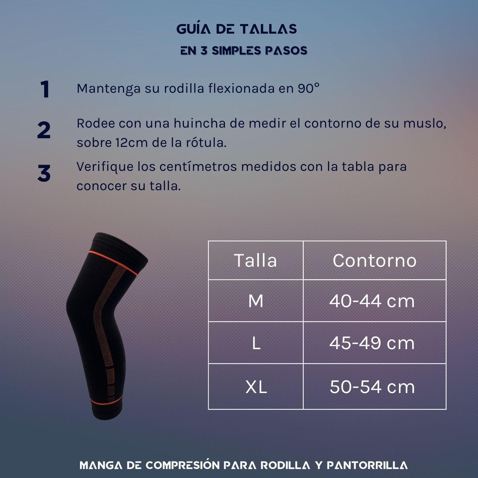 Rodillera de Compresión Deportiva Larga Rozenberg - 1 Par-2