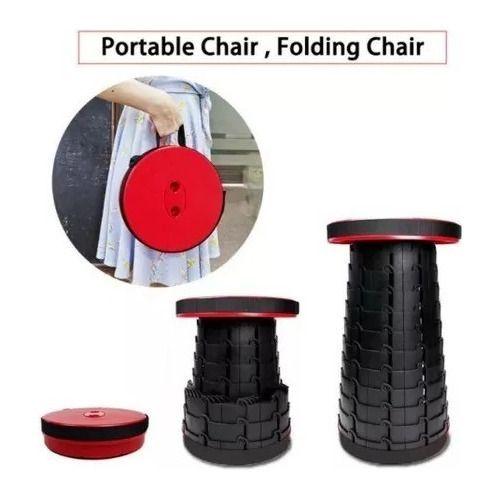 Taburete Portátil Silla Plegable Telescopico Retractil-4