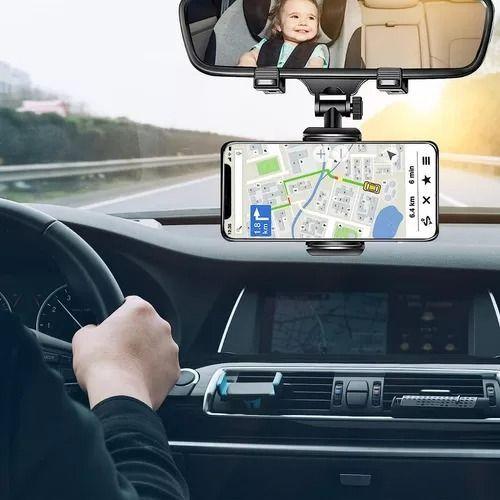 Soporte Para Teléfono Espejo Retrovisor Celular-3