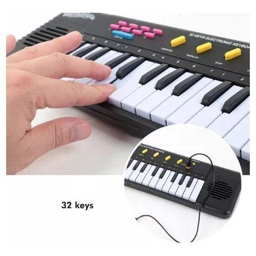 Piano 32 Teclas Infantil Teclado Musical Con Micrófono-4