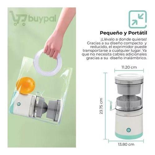 Exprimidor De Jugo Inalámbrico Y Portátil Recargable Usb-4