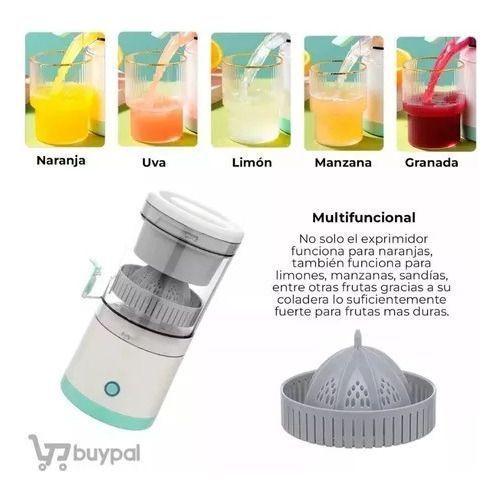 Exprimidor De Jugo Inalámbrico Y Portátil Recargable Usb-3