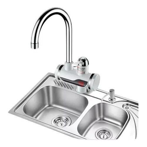 Llave Grifo Eléctrica Agua Caliente-2