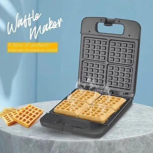 Maquina Para Wafles-wafflera 1400w 4 Wafles Wafer-3