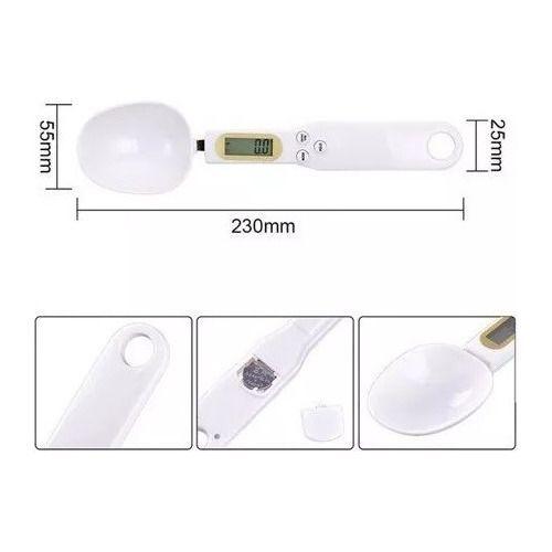 Cuchara Pesa Medidora Electrónica Digital Ajustable 0,1x500g-3