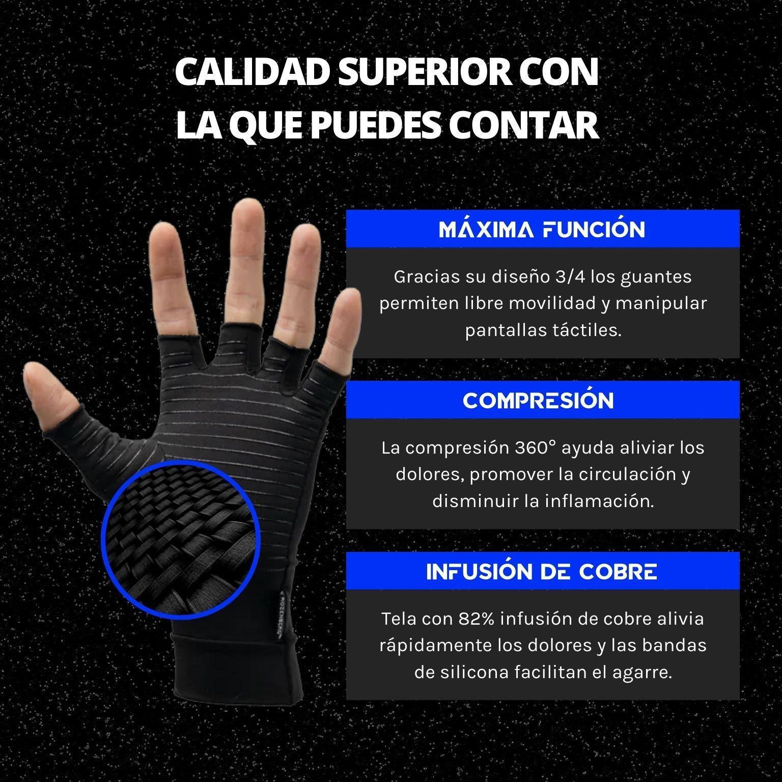 Guante de Compresión con Fibra Cobre Rozenberg - 2 Pares-4
