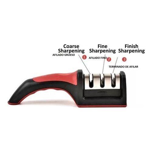 Afilador De Cuchillos Manual Profesional Acero De Tungsteno-4