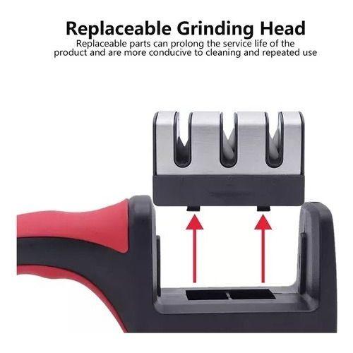 Afilador De Cuchillos Manual Profesional Acero De Tungsteno-3