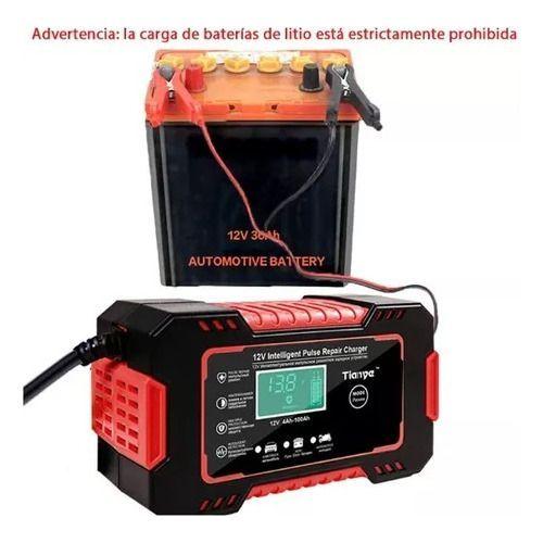 Cargador De Batería Para Auto 12v Pantalla Lcd-1